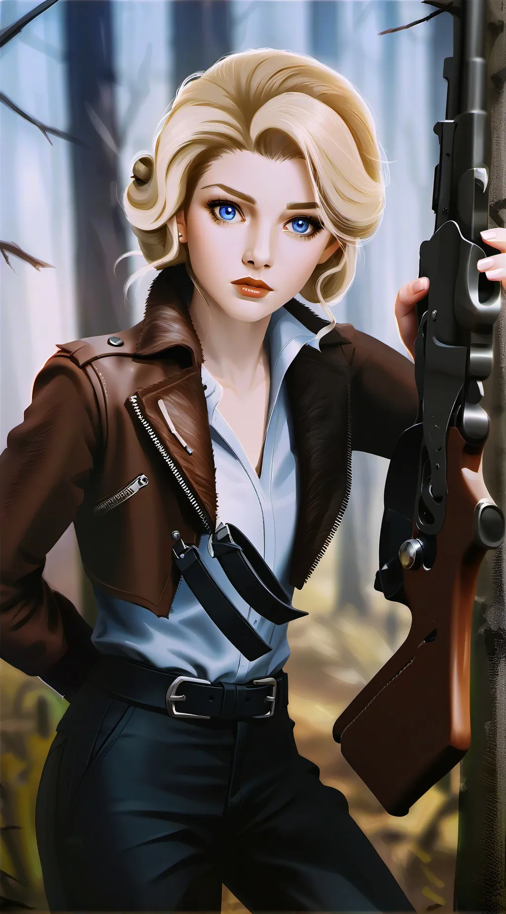ai character: lily background