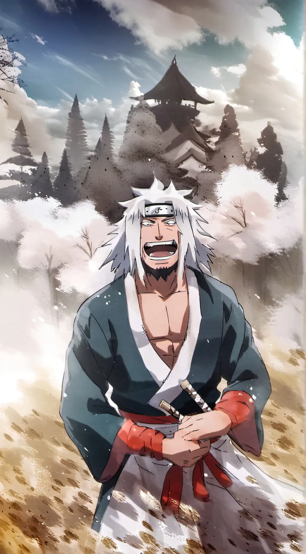 ai character: jiraya sense  background