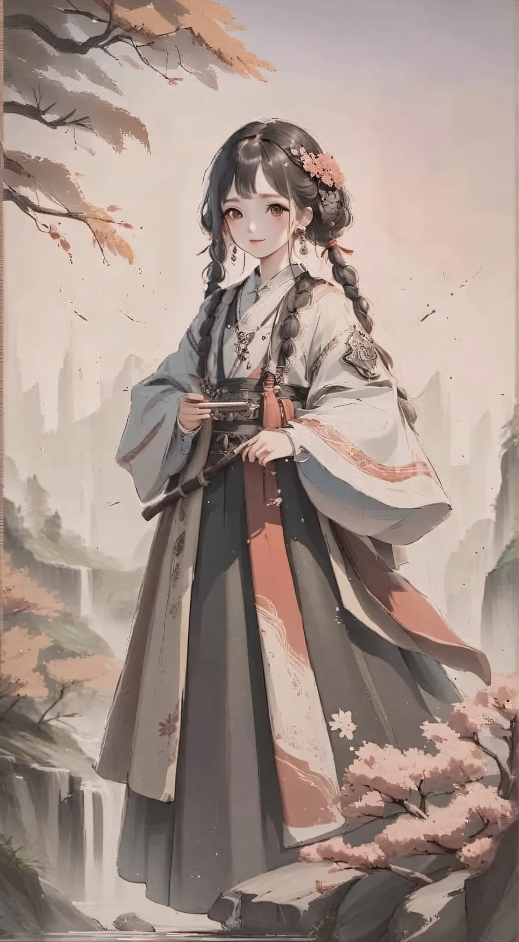 ai character: isabella♡ background