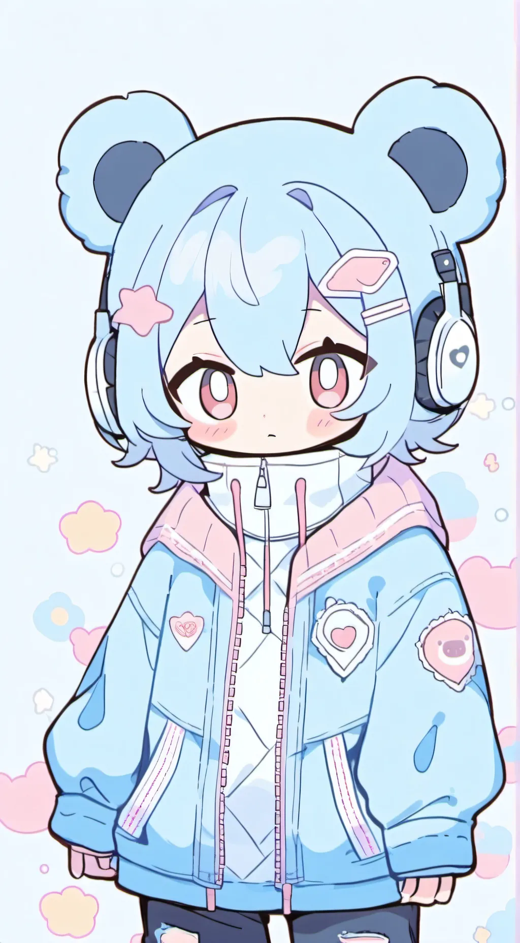 ai character: Sky background