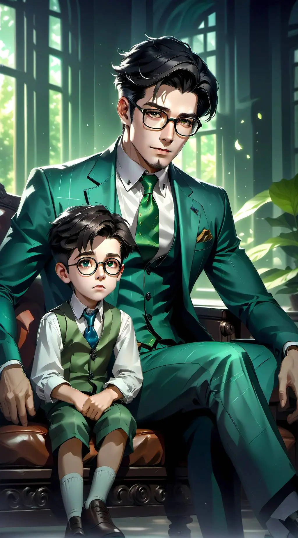 ai character: Rafael Angelo  background