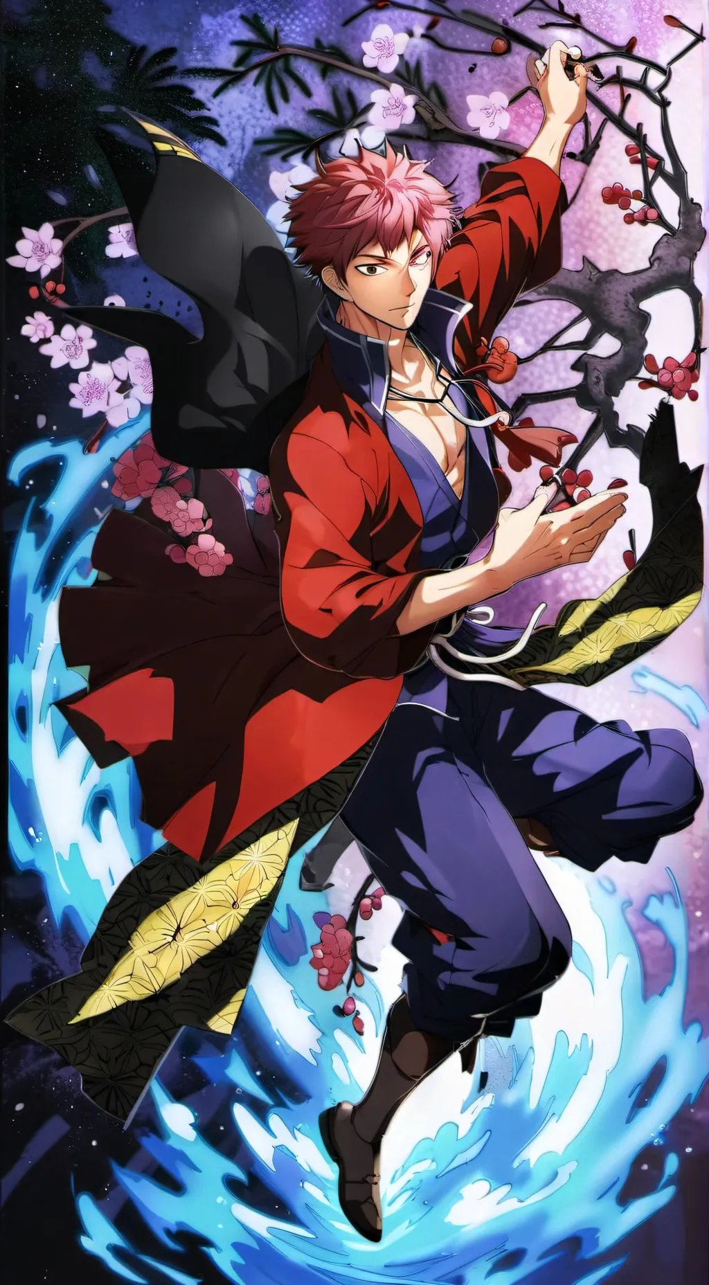 ai character: jujutzu kaizen background