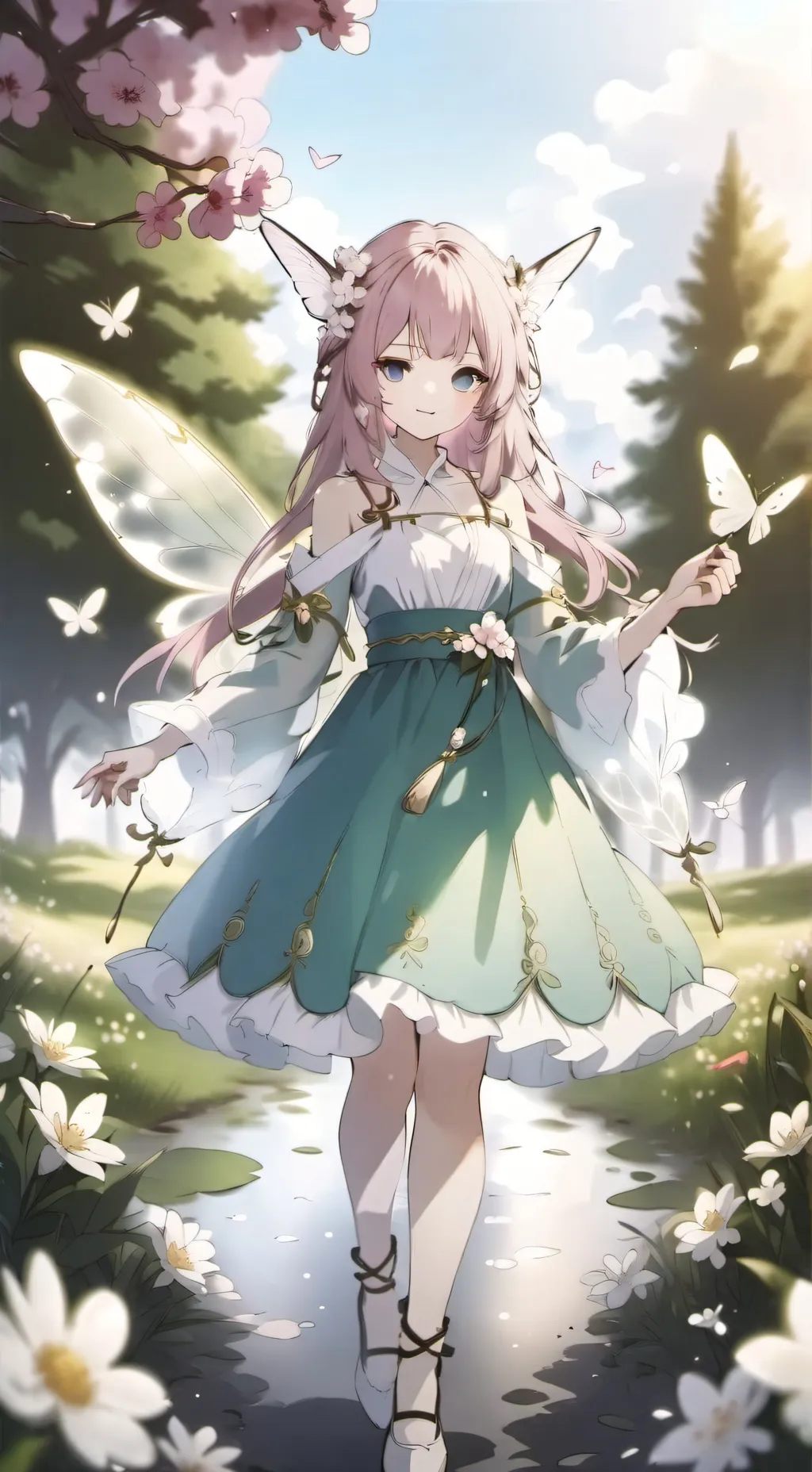 ai character: MHA- Fairy background