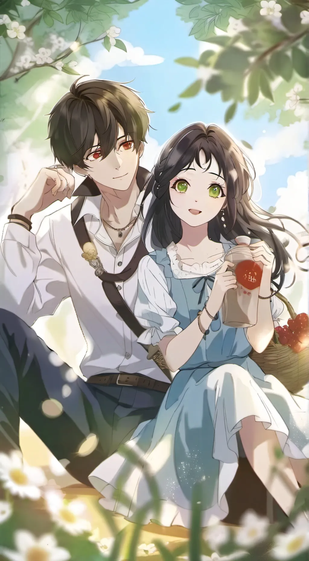 ai character: Jake and Melissa background