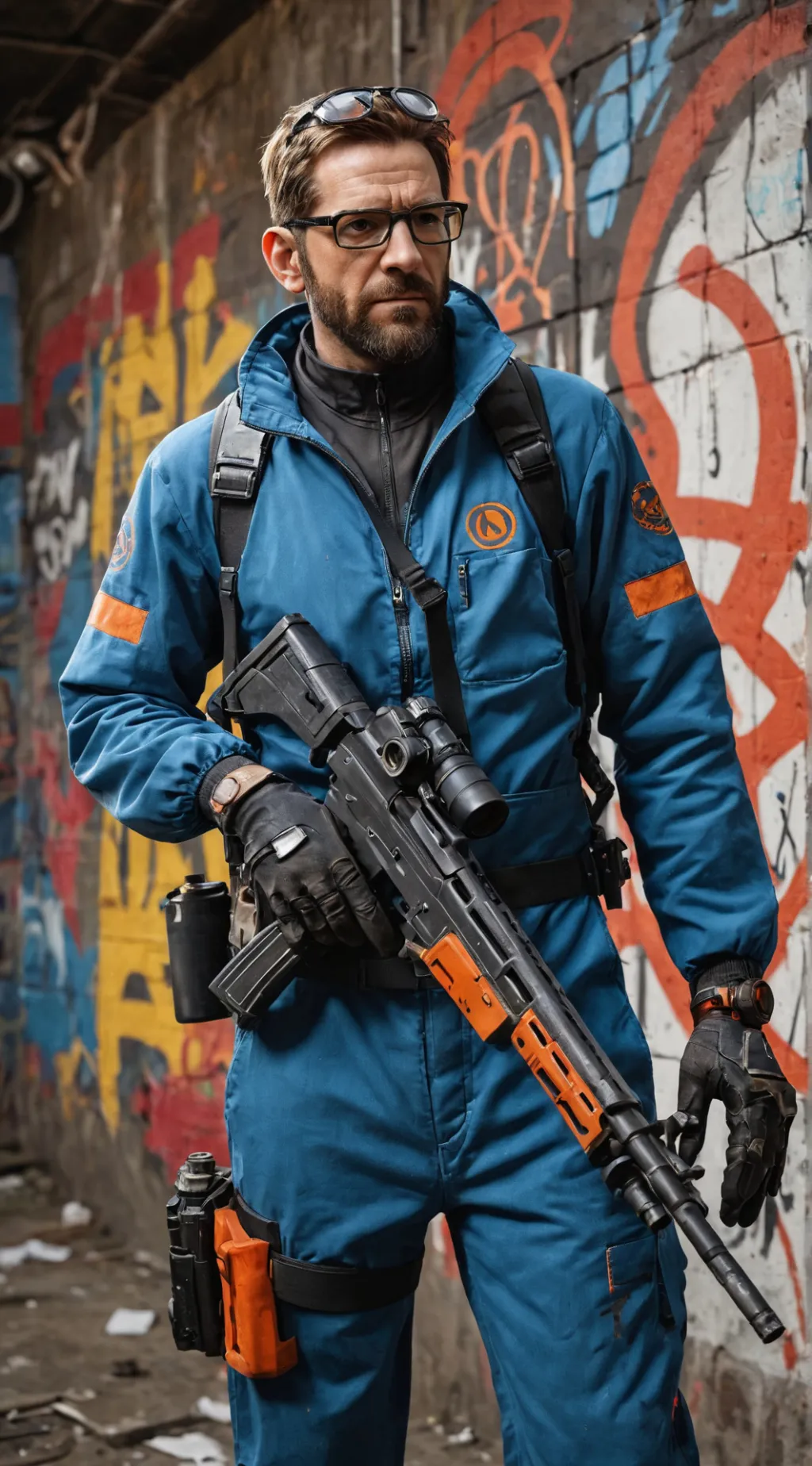 ai character: Gordon freeman  background