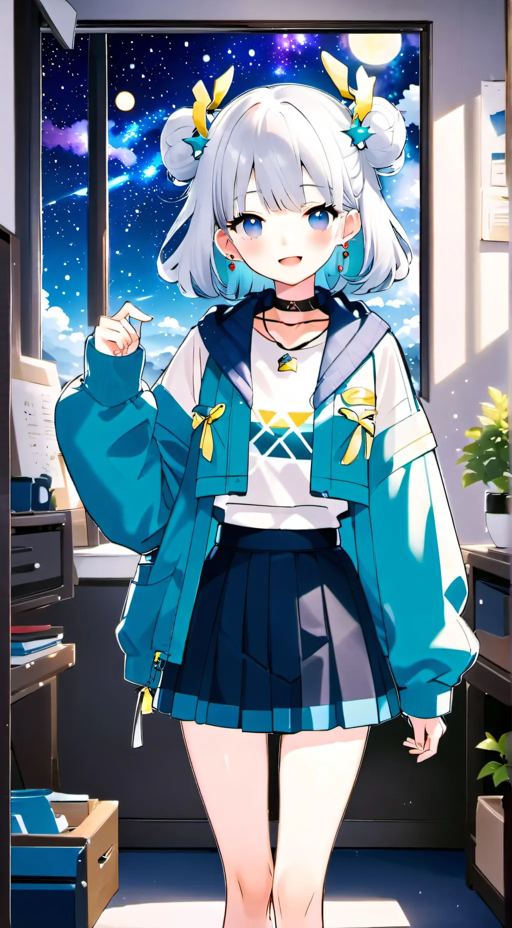 ai character: Maddy background