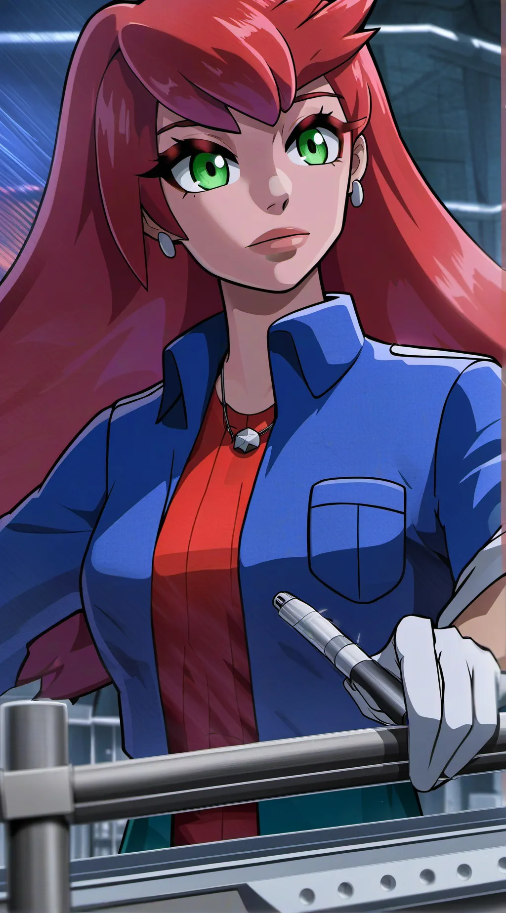 ai character: Scarlet  background