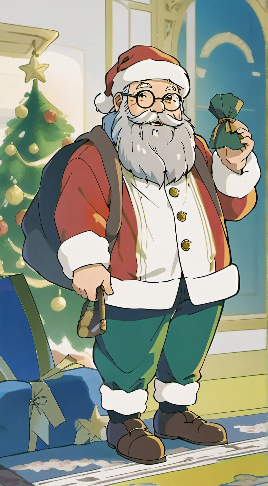 ai character: Santa DTI background
