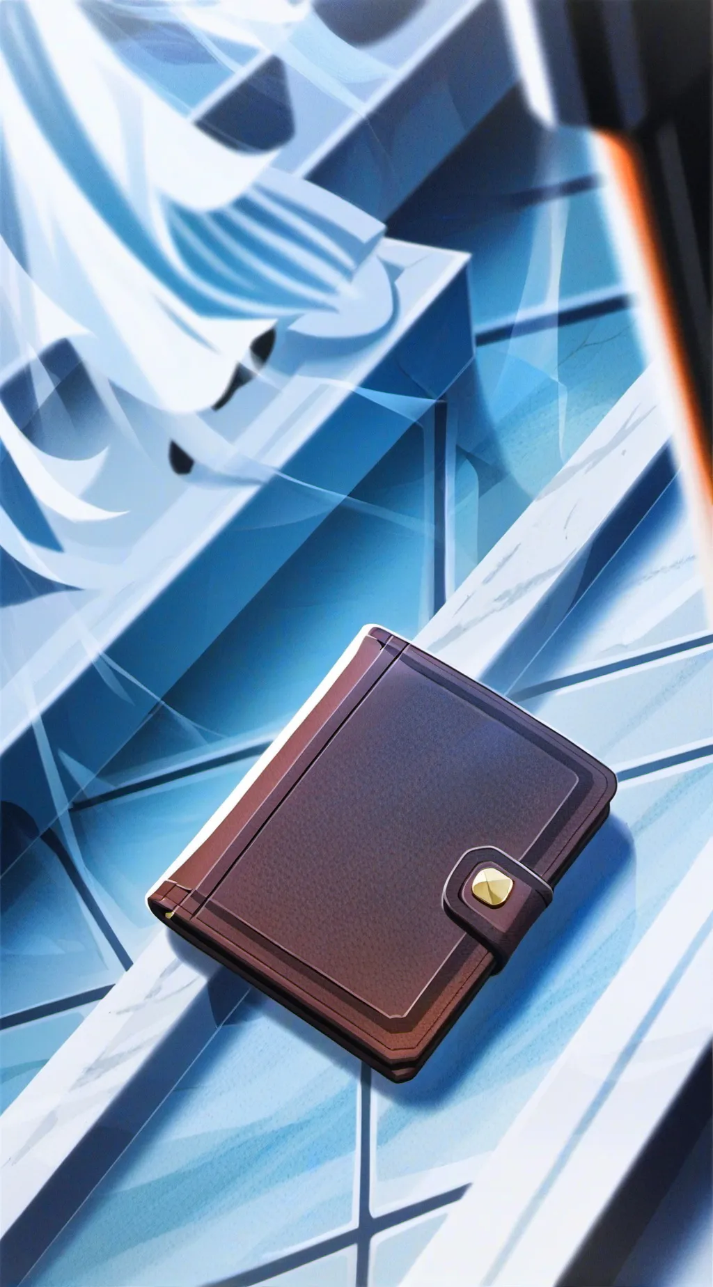 ai character: Wallet background