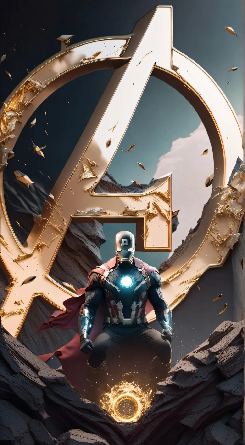 ai character: avengers background