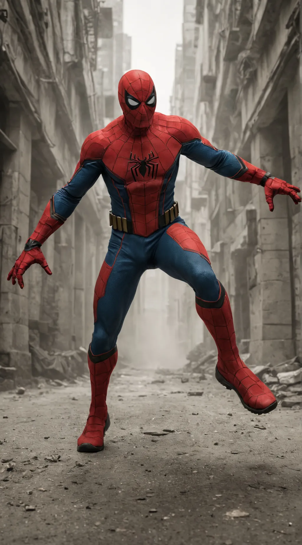 ai character: spider man background