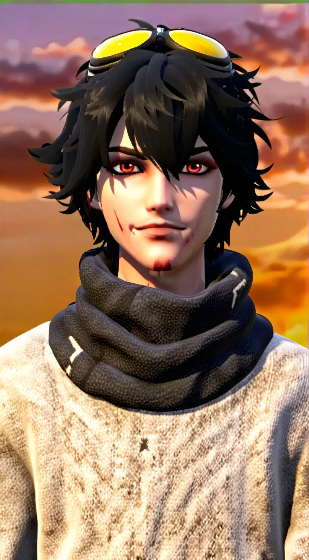 ai character: Shota aizawa angry background
