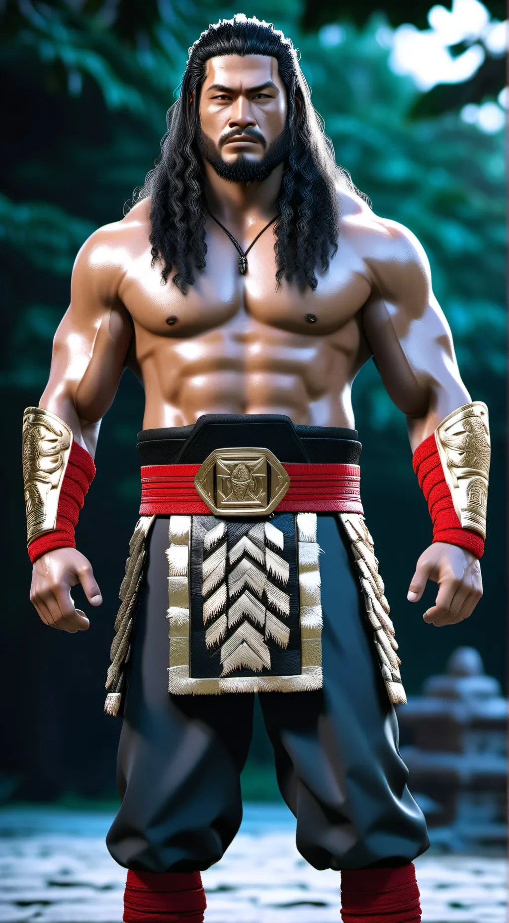 ai character: Roman Reigns  background