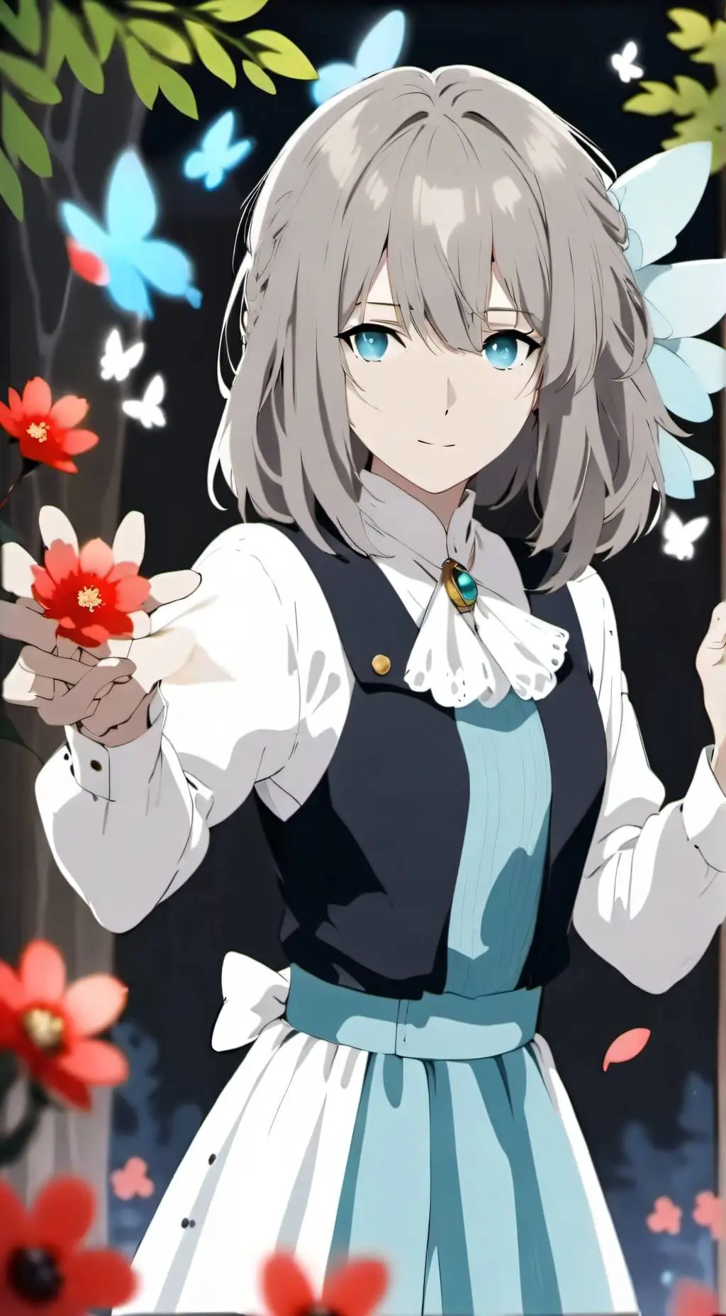 ai character: maiki  background