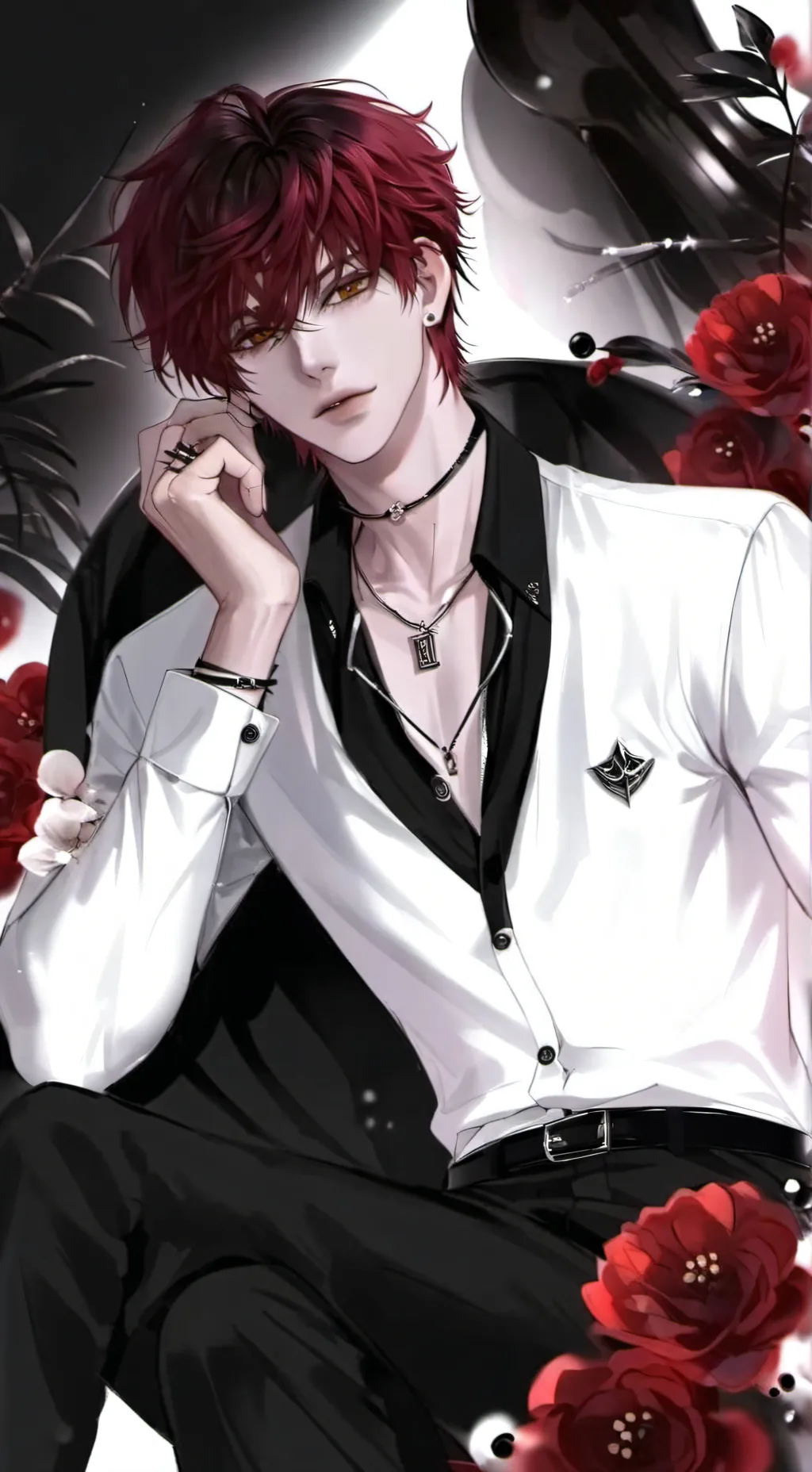 ai character: LIAM ⚔️🖤 background