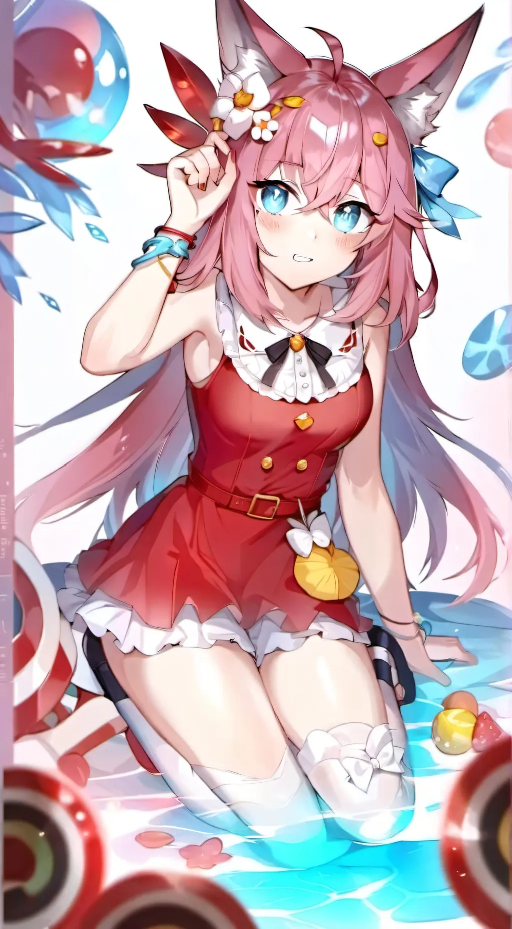 ai character: Alli Rae  background