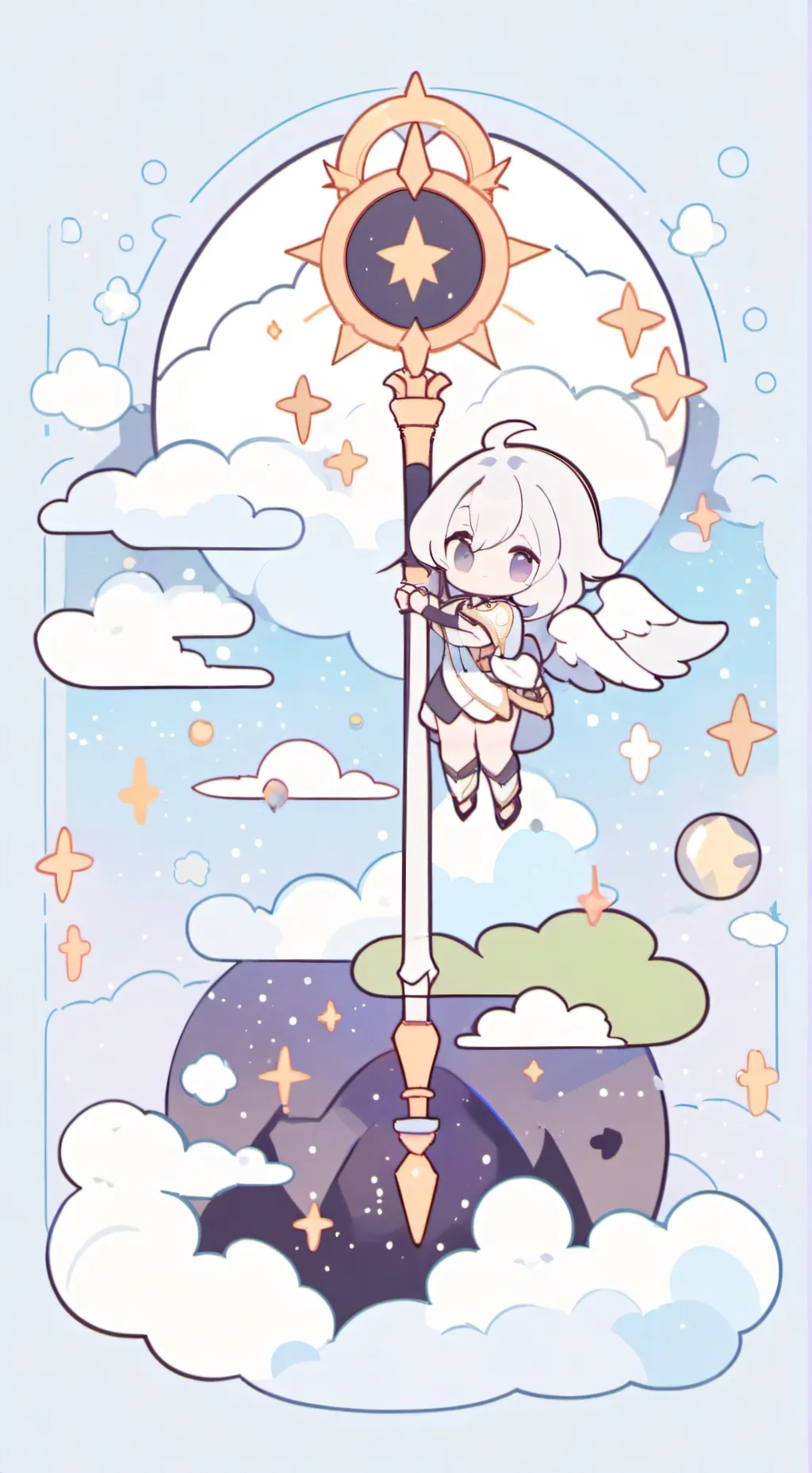 ai character: Luna background