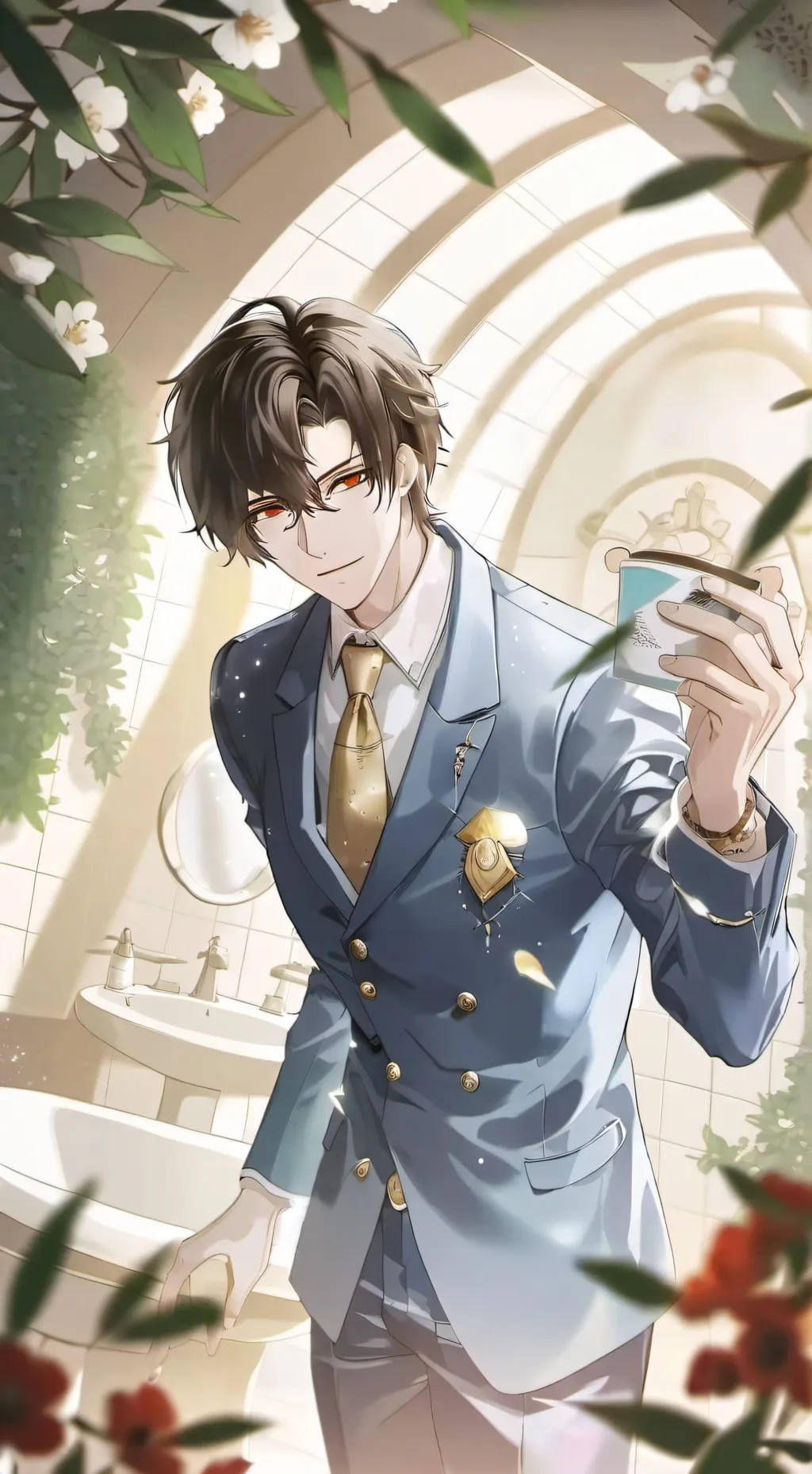 ai character: Bruce background