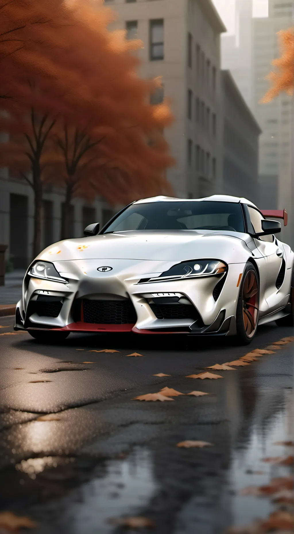 ai character: Toyota supra background