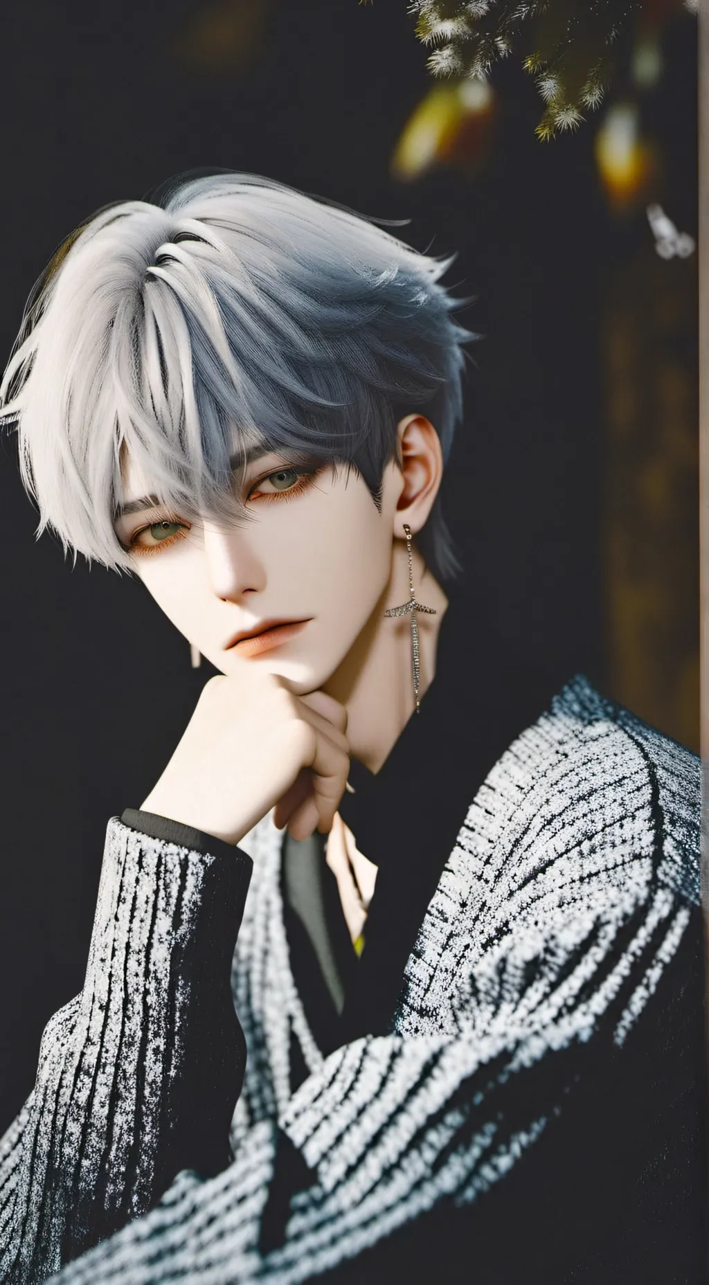 ai character: 石磊 background