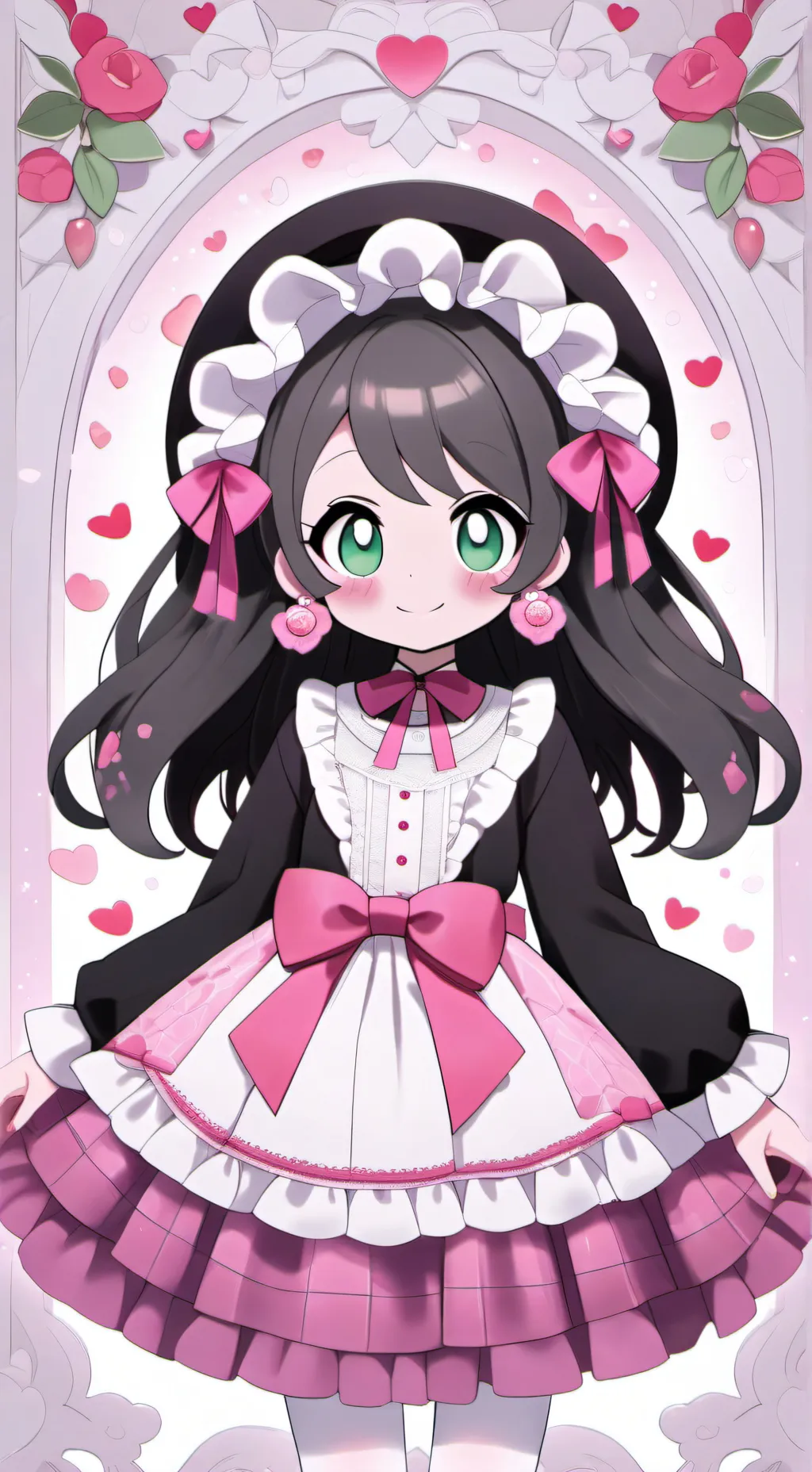 ai character: hh little girl  background
