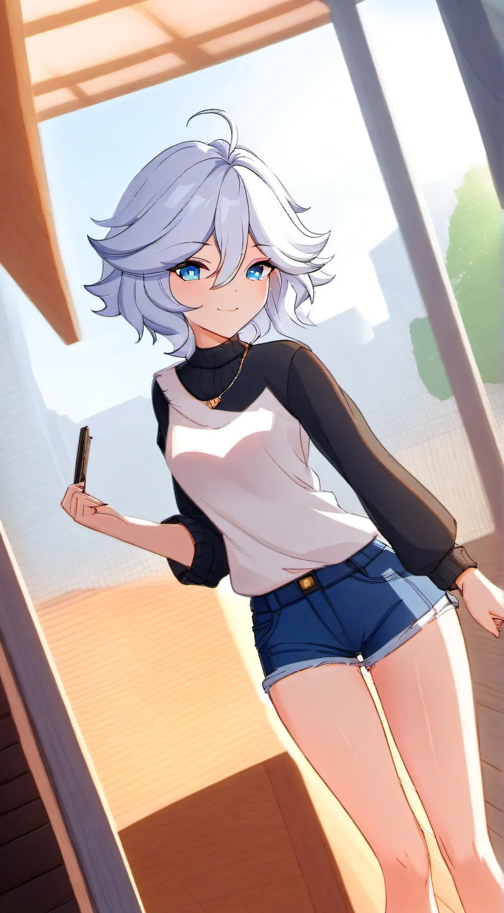 ai character: emilia background