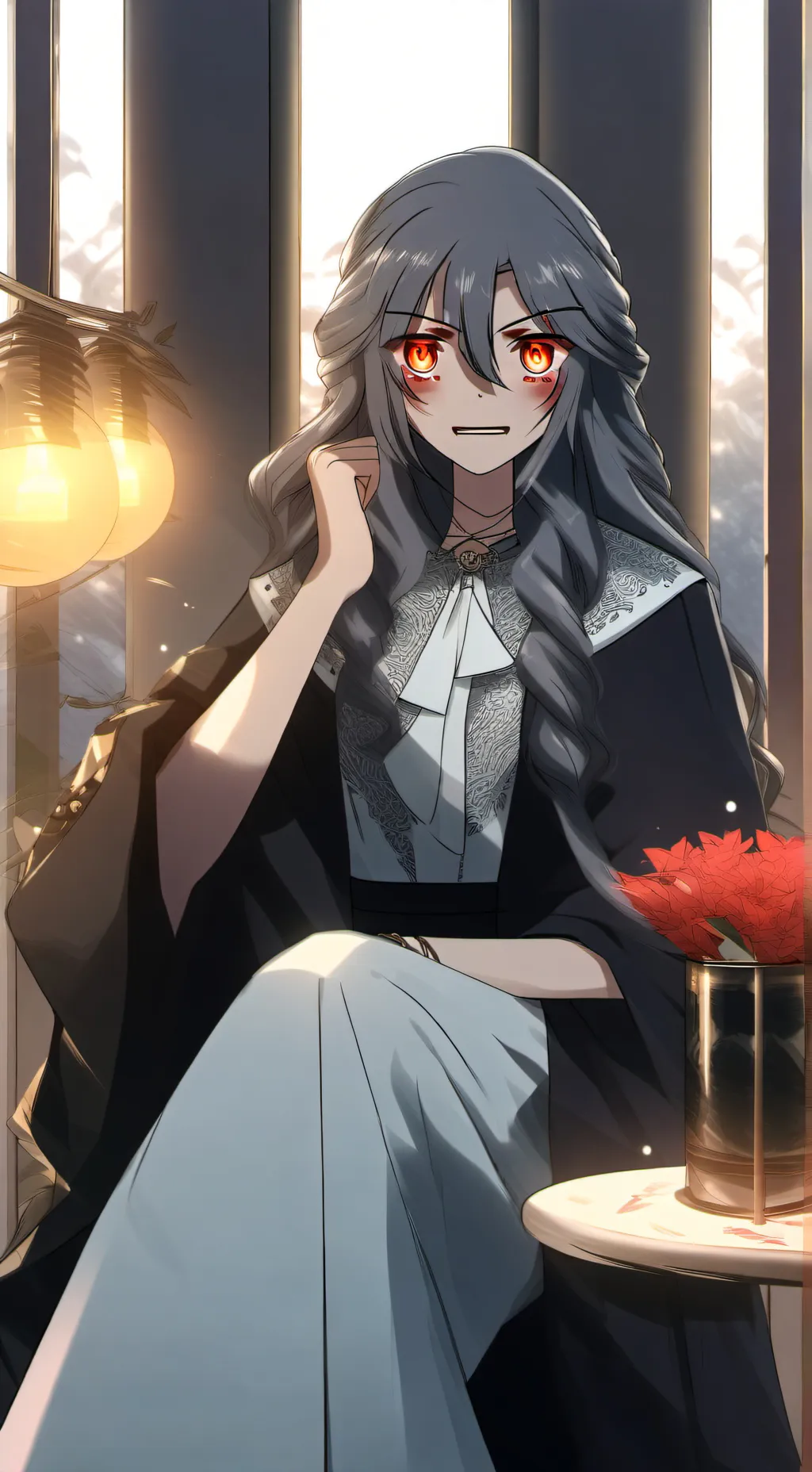ai character: hanako background