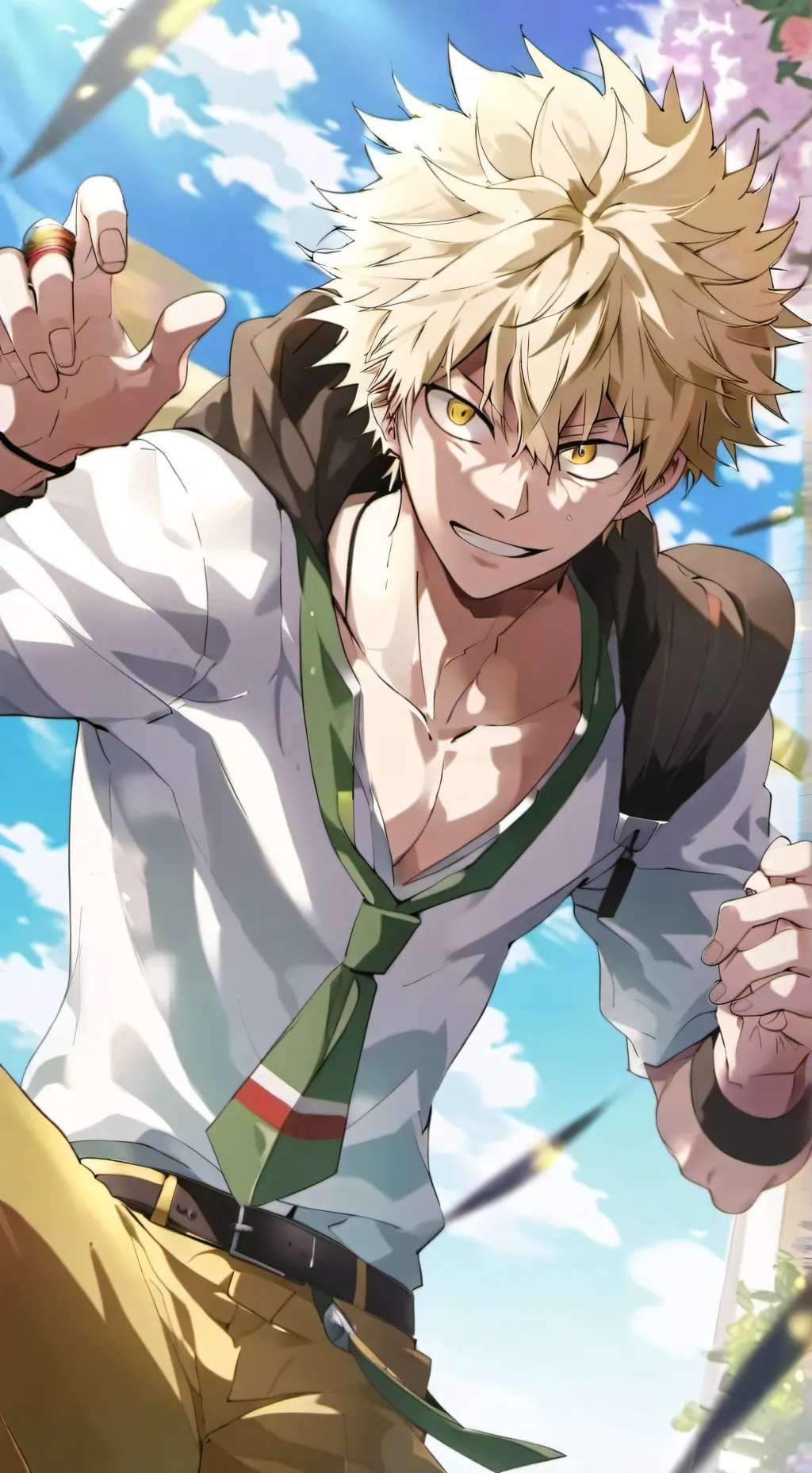 ai character: bakugo background