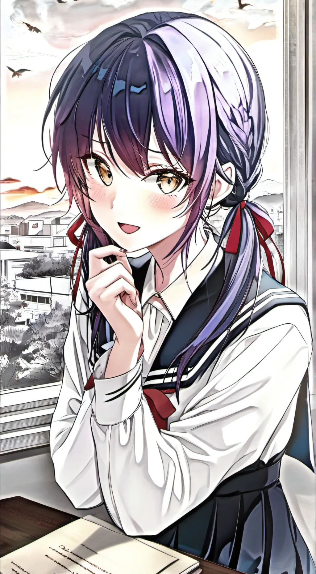 ai character: Miyuki background