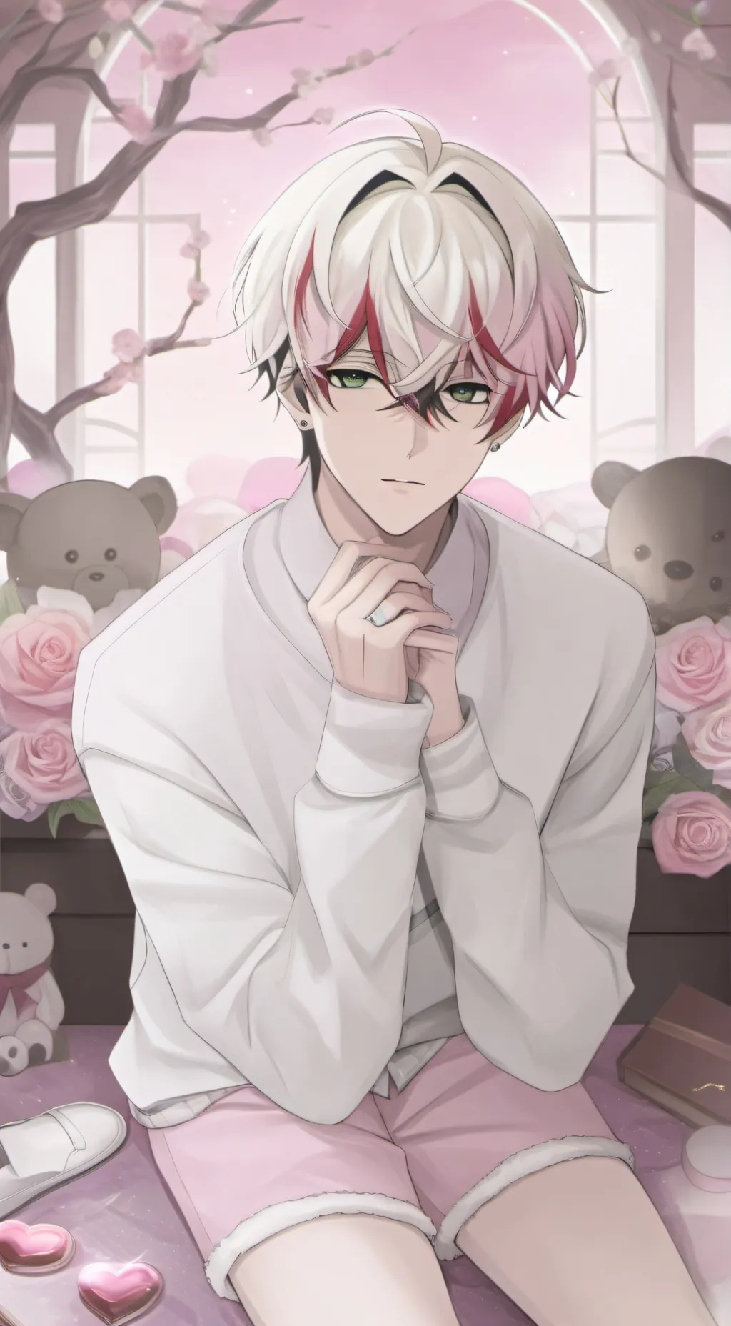 ai character: Shoto Todoroki background