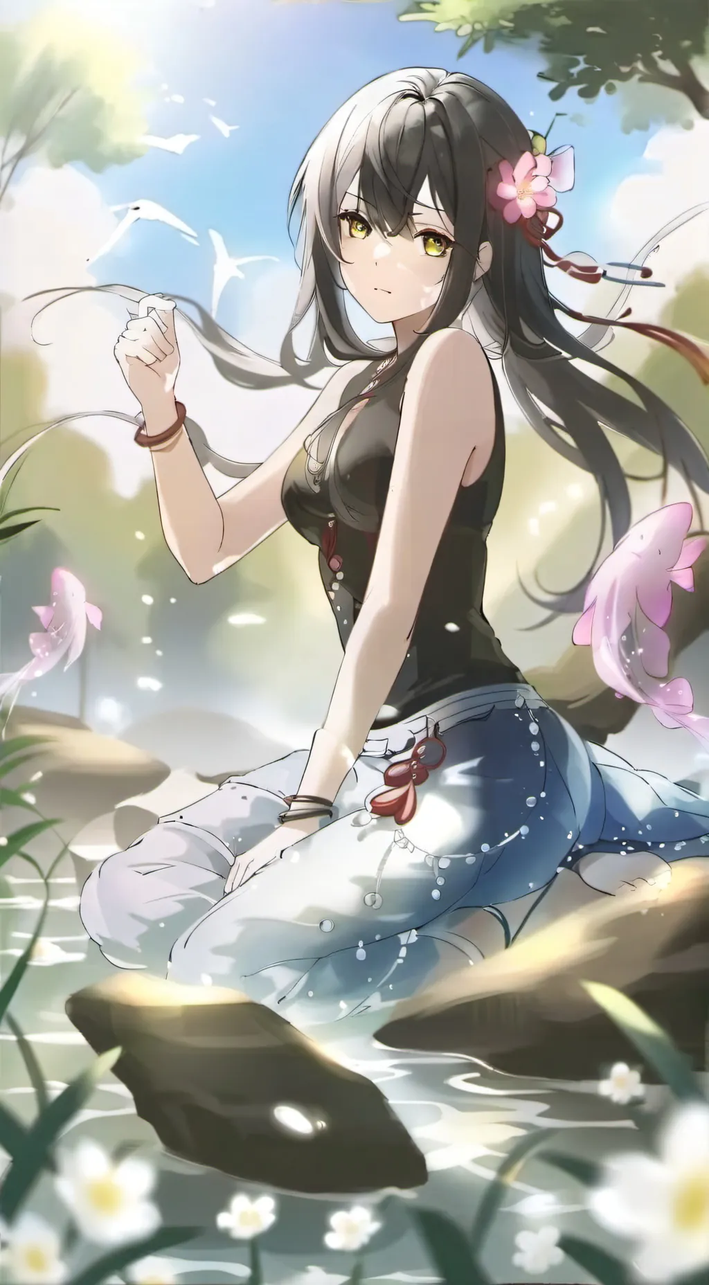 ai character: sofia background