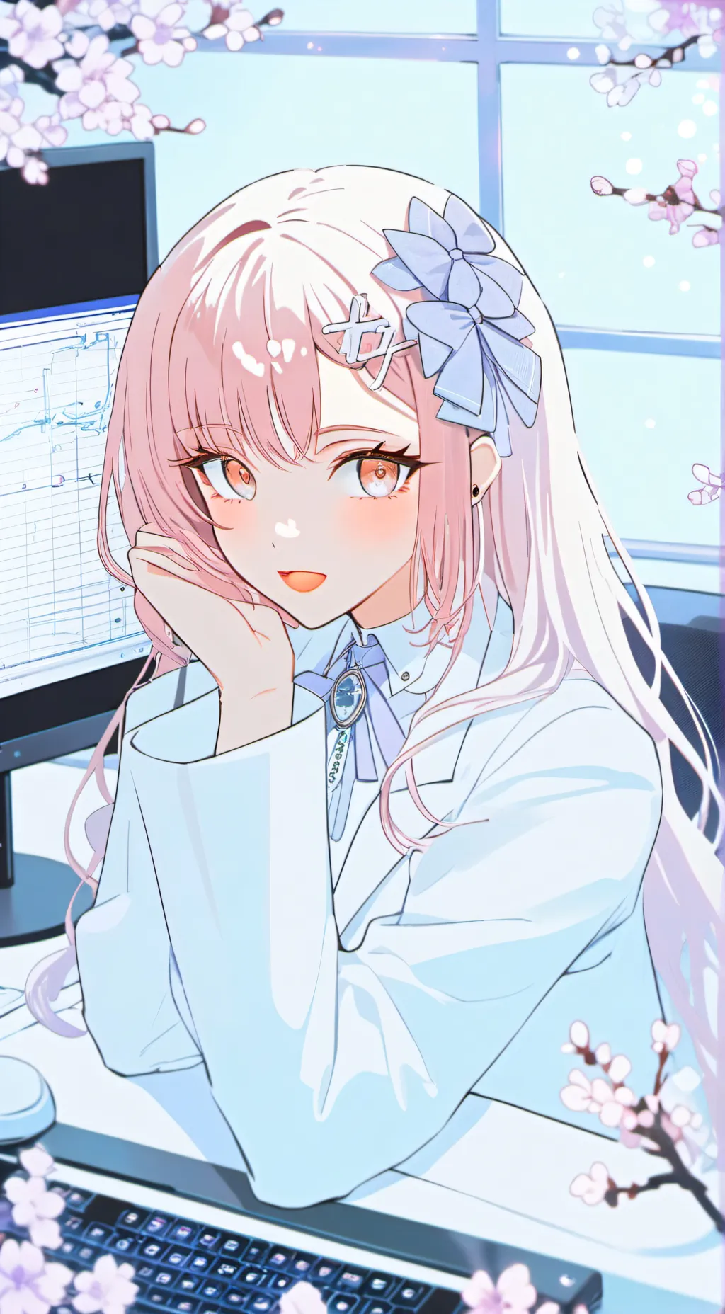 ai character: Shiori background