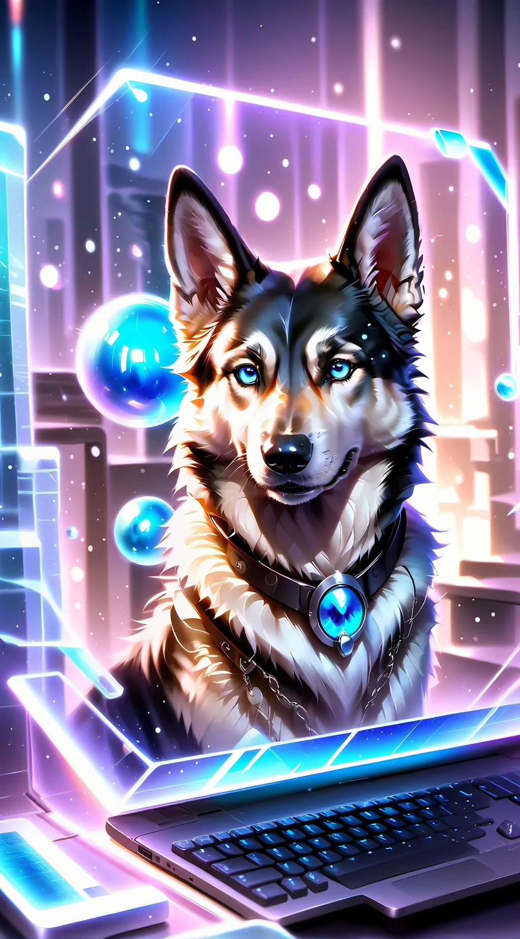 ai character: Shadowbytes background