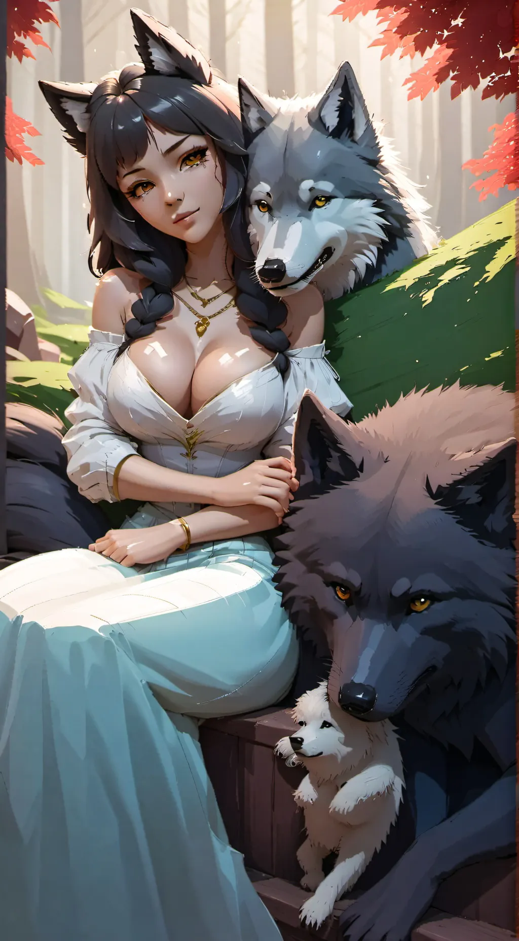 ai character: Mochie background