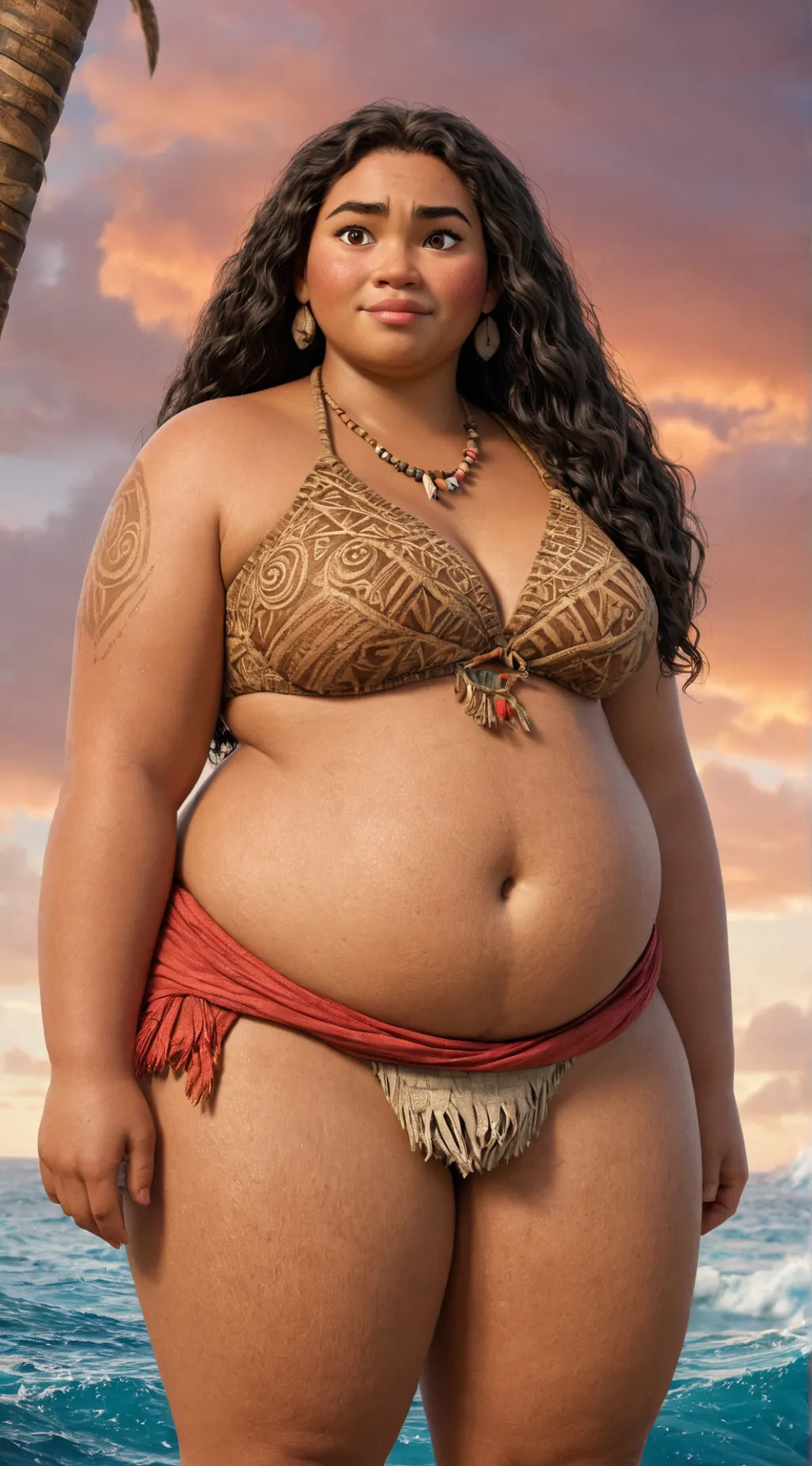 ai character: Moana background