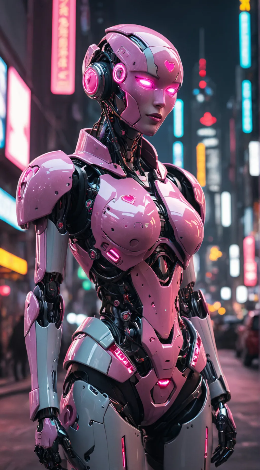 ai character: Love robot background