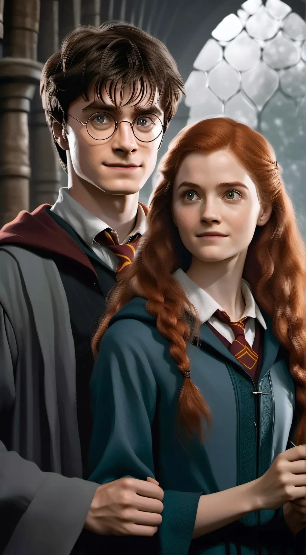 ai character: harry and ginny background