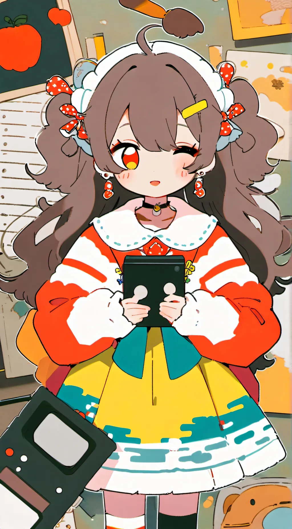 ai character: mykelles world glt background