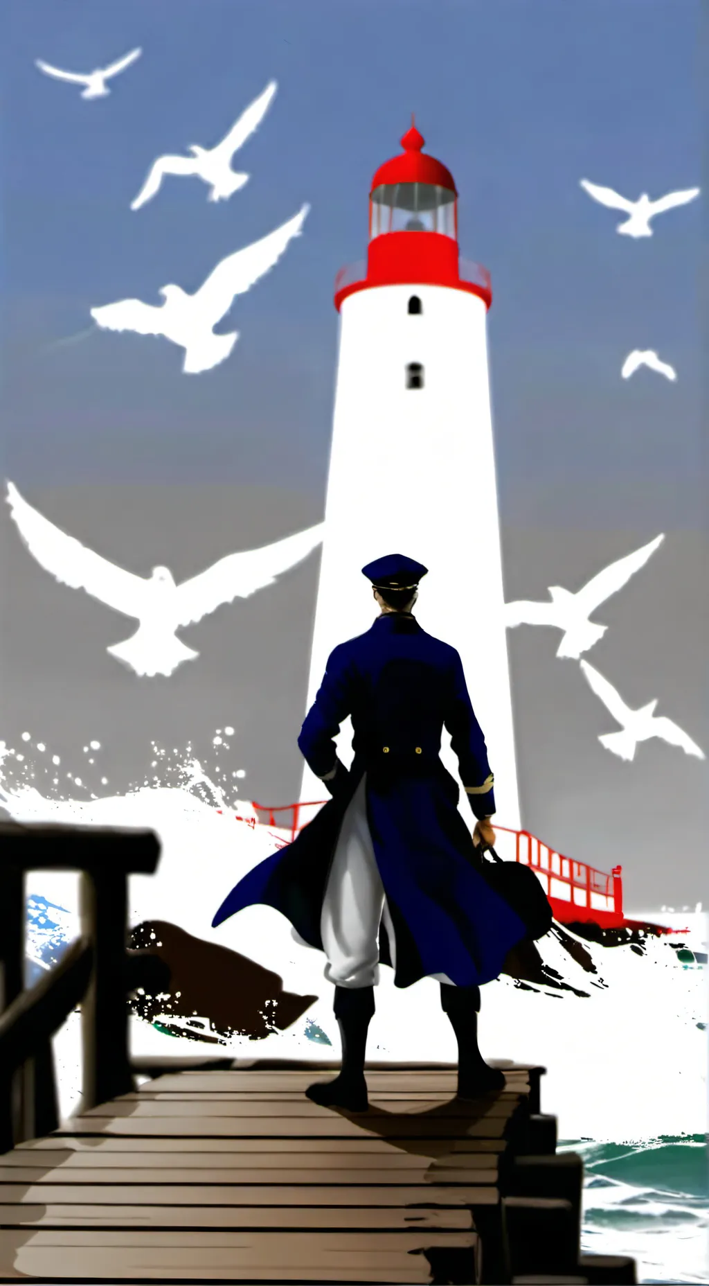 ai character: haddock  background