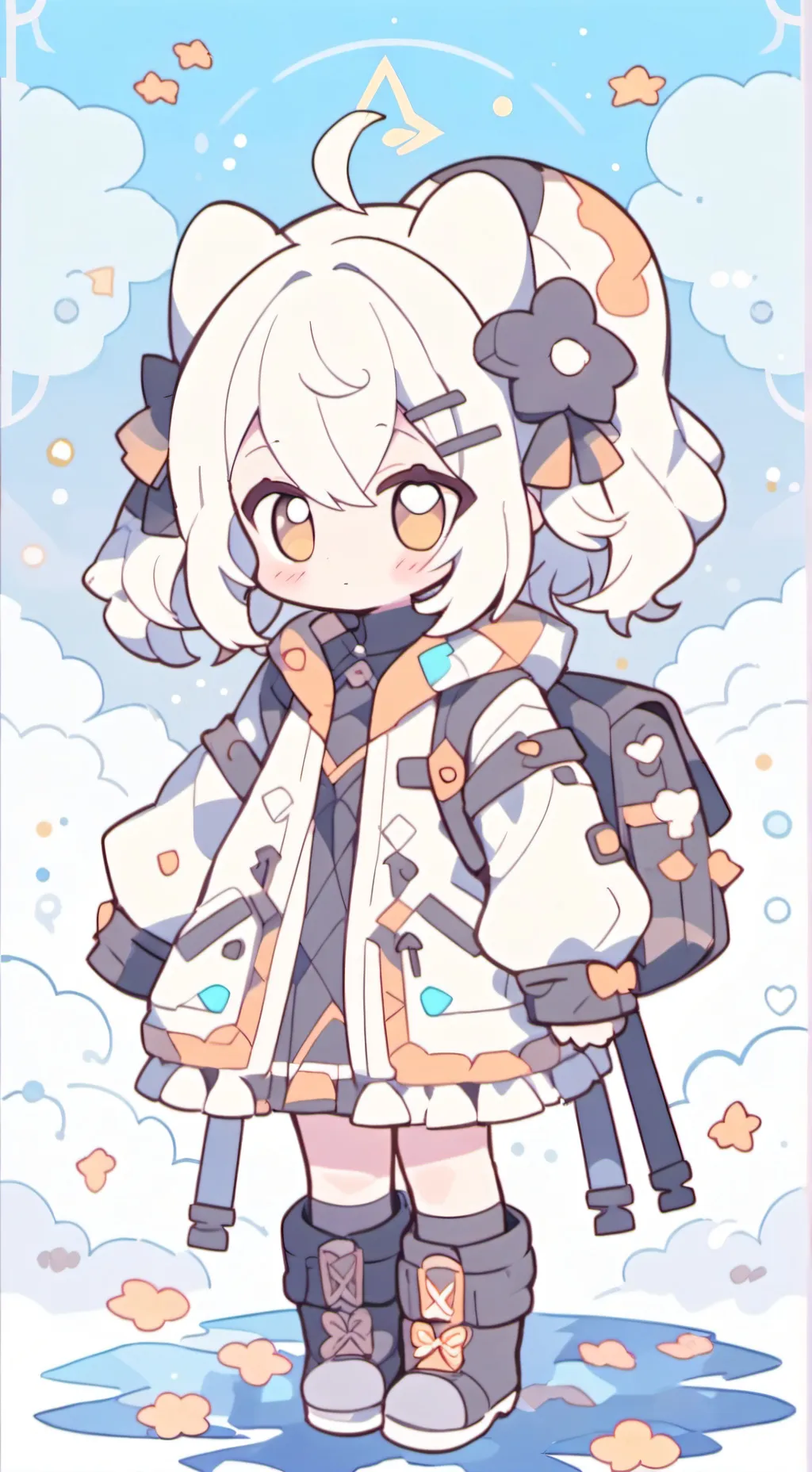 ai character: Chibi Lili ￼ background