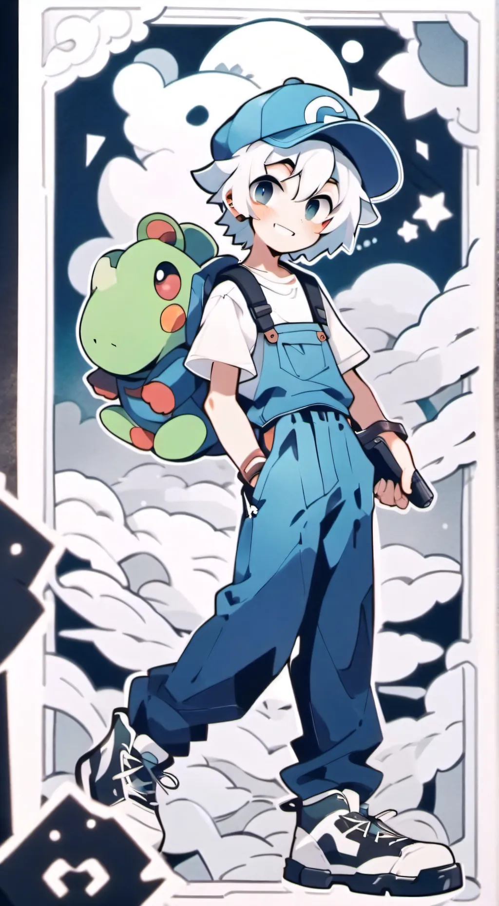 ai character: SAD TARI background