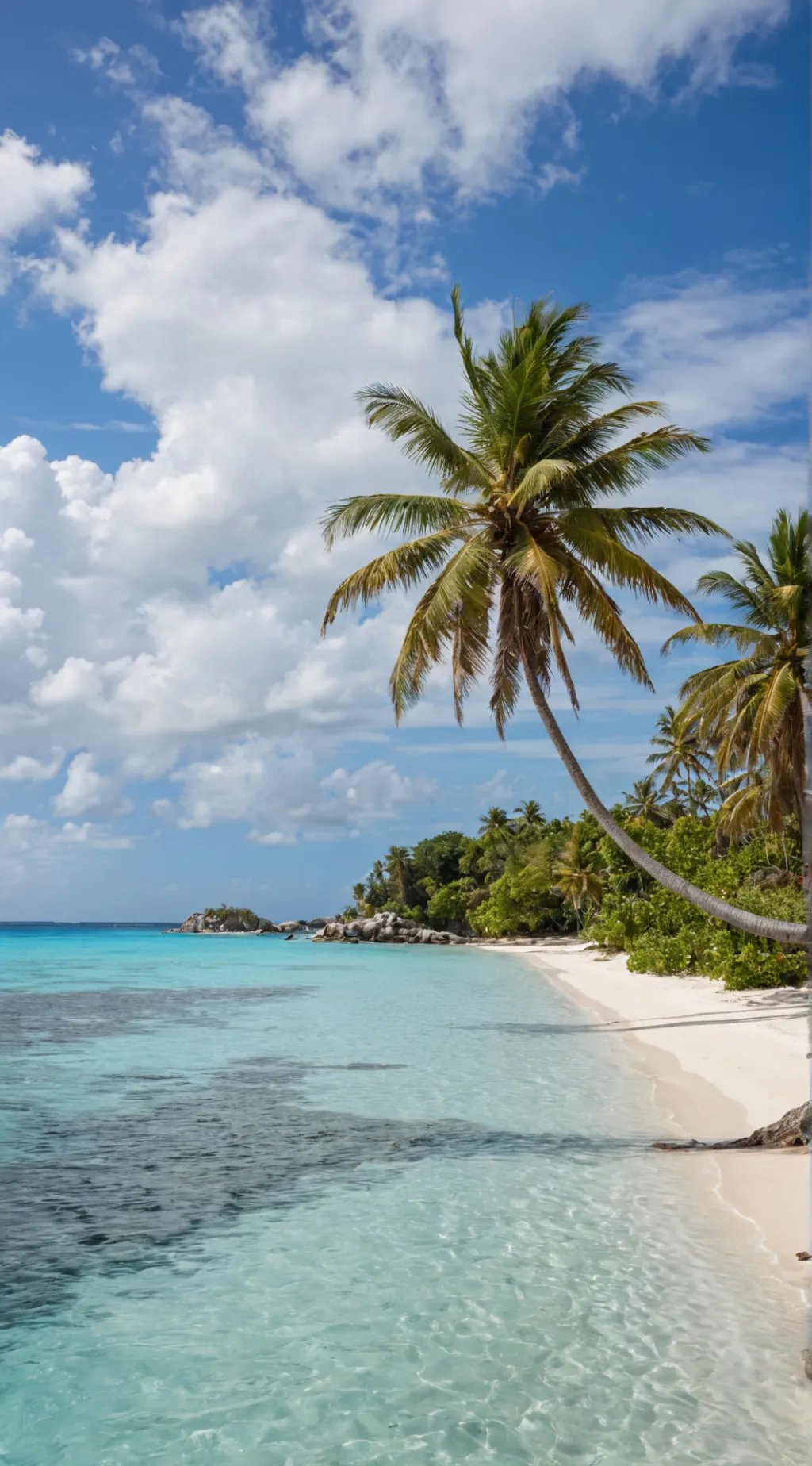 ai character: an island background