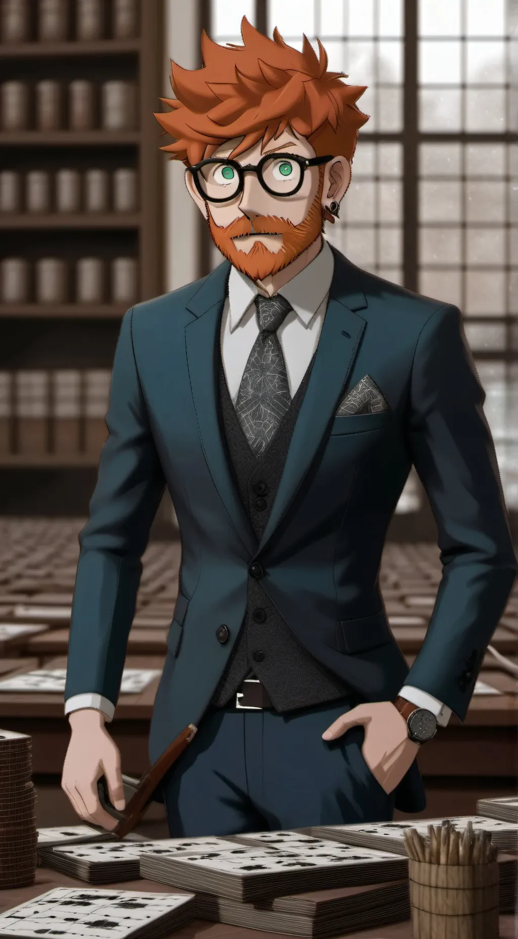 ai character: oliver background