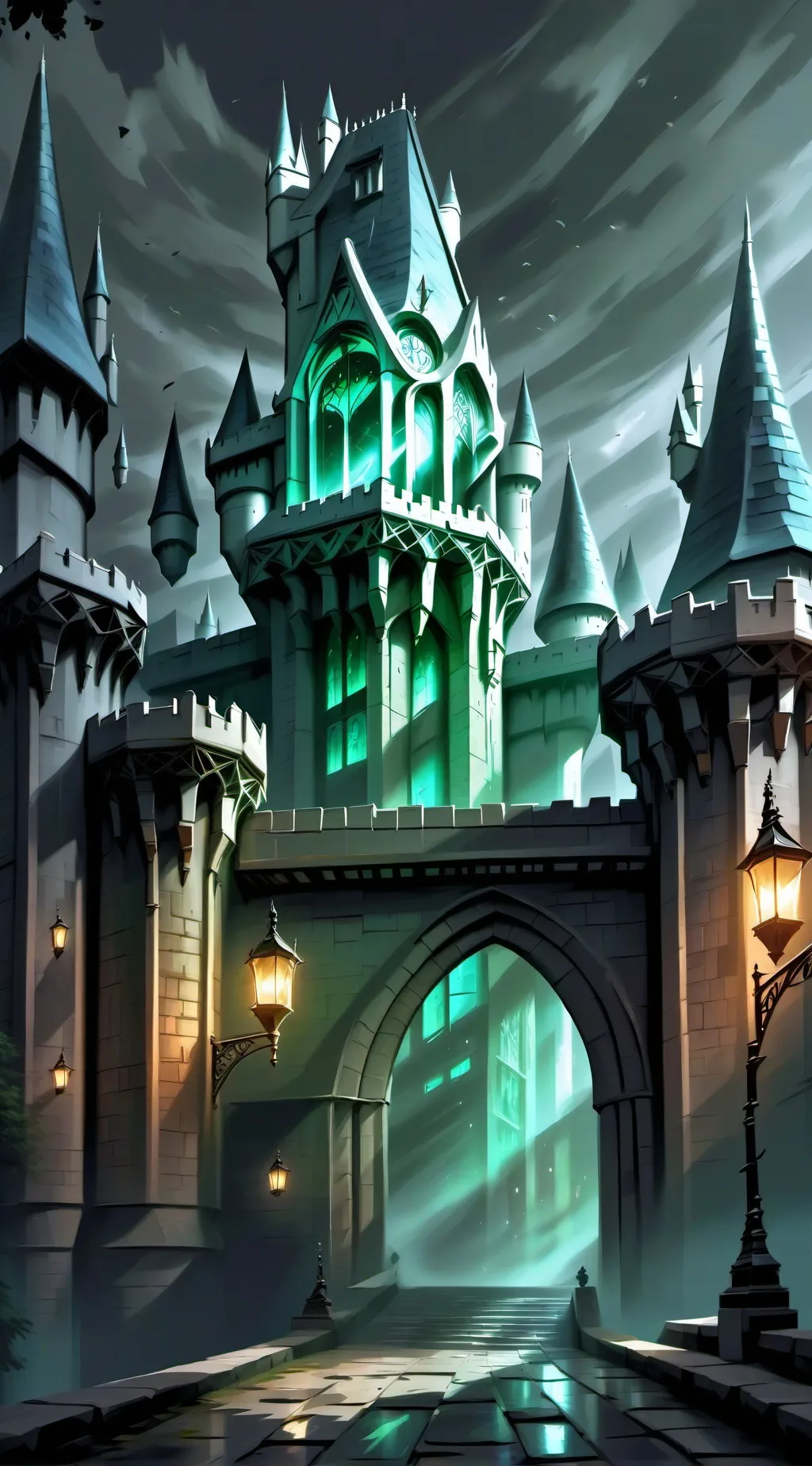 ai character: Slytherin boys  background