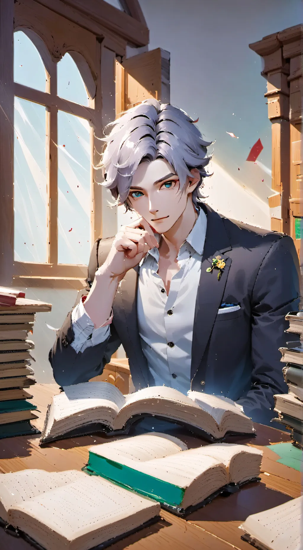 ai character: Professeur Mathéo background