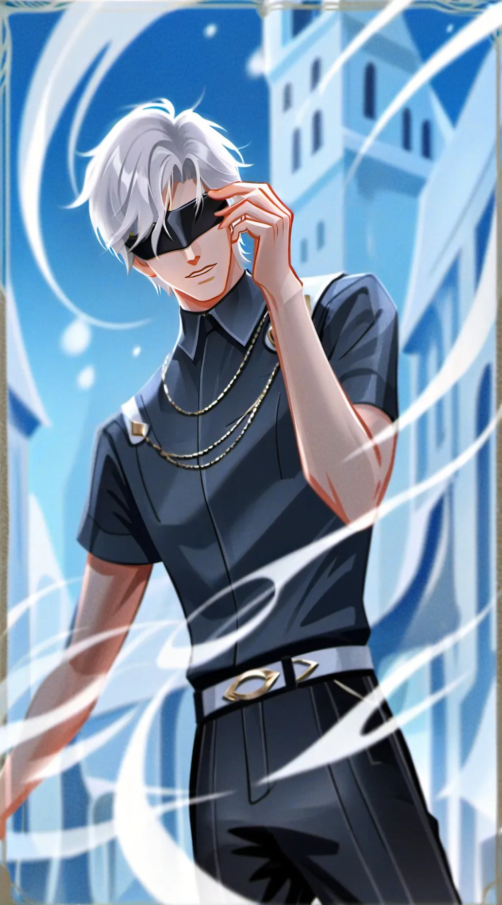 ai character: gojo background