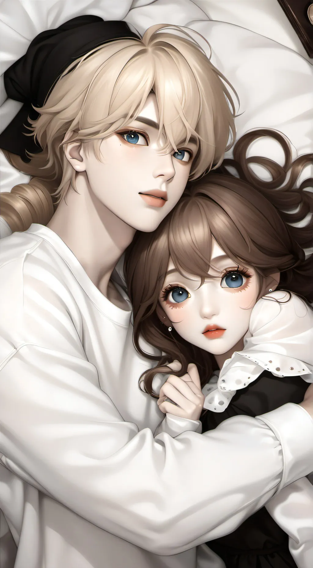 ai character: Kasper and Fanny  background