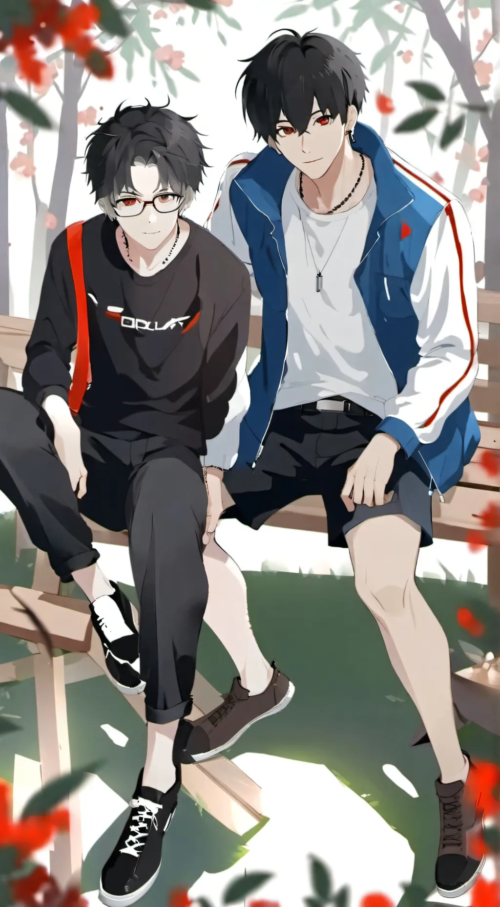 ai character: getoXdeku background