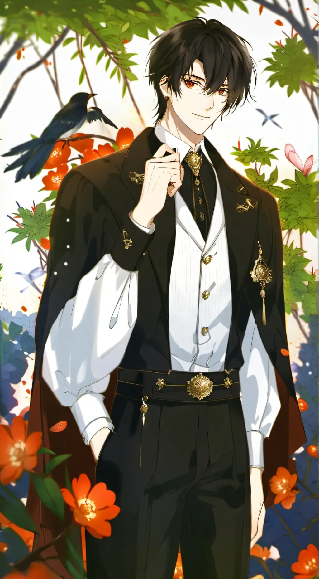 ai character: Aaron  background