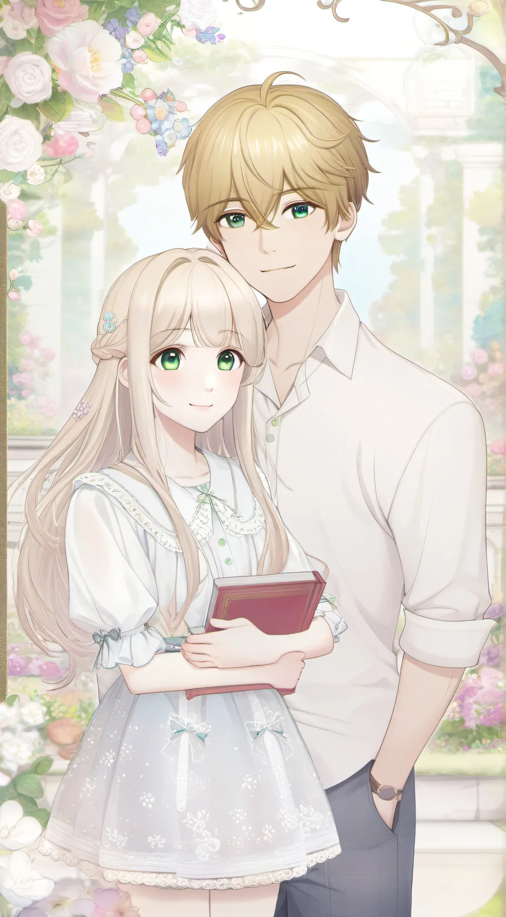 ai character: Max and Sky background